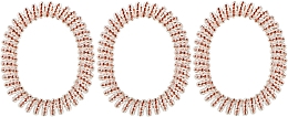 Духи, Парфюмерия, косметика Резинка-браслет для волос - Invisibobble Slim Of Bronze and Beads
