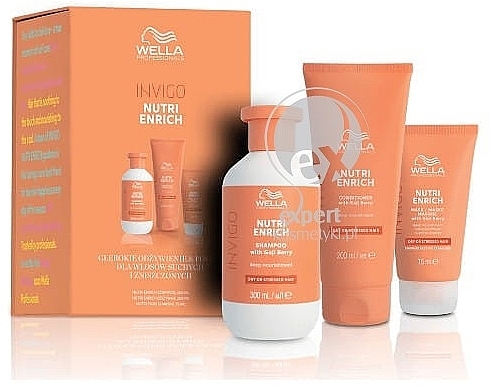 Набір - Wella Professionals Invigo Nutr-Enrich Kit (shampoo/250ml + h/cond/200ml + mask/75ml) — фото N1