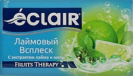 Мыло туалетное "Лаймовый всплеск с экстрактом лайма и мяты" - Eclair Fruits Therapy — фото N1