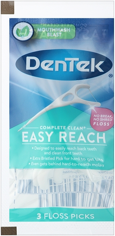 Флосс-зубочистки "Комплексне очищення" - DenTek Complete Clean