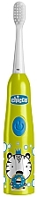 Електрична зубна щітка для дітей 3+, зебра - Chicco Milk And Permanent Teeth Electric Toothbrush — фото N1