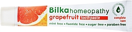 Гомеопатическая зубная паста "Грейпфрут" - Bilka Homeopathy Grapefruit Toothpaste — фото N4