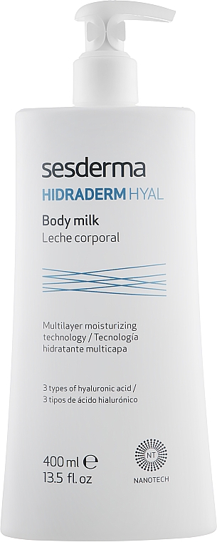 Молочко для тела - SesDerma Laboratories Hidraderm Body Milk — фото N1