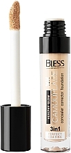 Духи, Парфюмерия, косметика Консилер - Bless Beauty Camouflage 3 in 1 Concealer