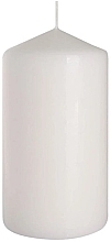 Духи, Парфюмерия, косметика Свеча цилиндрическая 80x150 мм, белая - Bispol