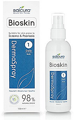 Спрей для тіла - Salcura Natural Skin Therapy, Bioskin Dermaspray Intensive — фото N1
