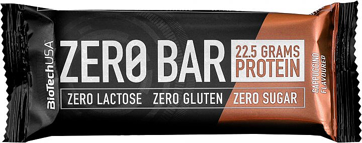 Протеїновий батончик "Капучіно" - BioTechUSA Zero Bar Cappuccino Flavoured — фото N1