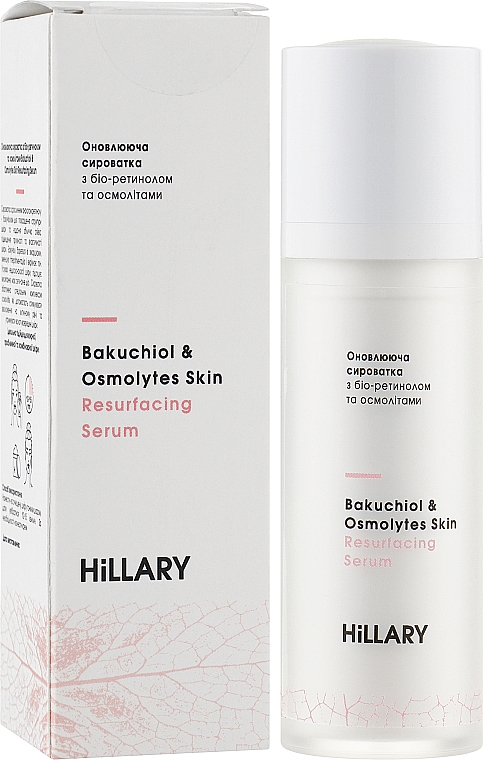 Оновлювальна сироватка з біоретинолом і осмолітами - Hillary Bakuchiol & Osmolytes Skin Resurfacing Serum — фото N3