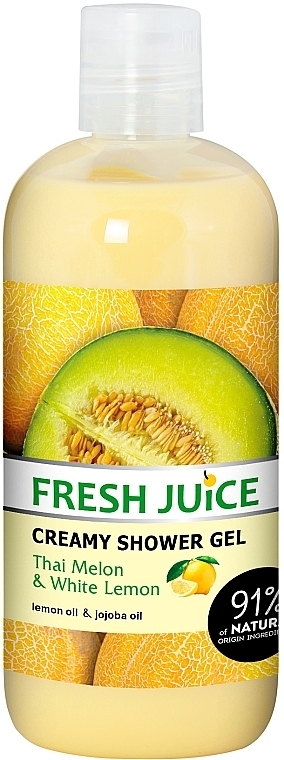 Крем-гель для душа "Тайская дыня и Белый лимон" - Fresh Juice Thai Pleasure Thai Melon & White Lemon