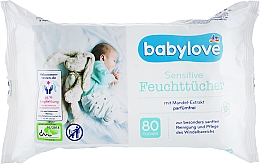Влажные салфетки для детей - Babylove Sensitive — фото N1