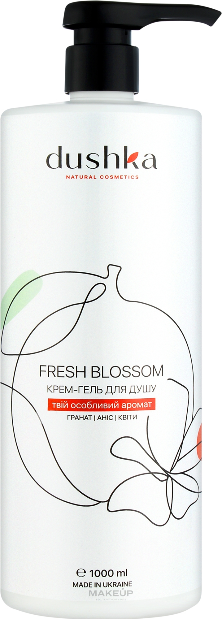 Крем-гель для душу - Dushka Fresh Blossom Shower Cream-Gel — фото 1000ml