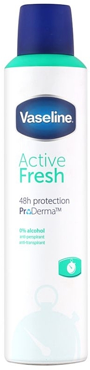 Дезодорант-спрей - Vaseline Active Fresh 48H Protection Spray — фото N1