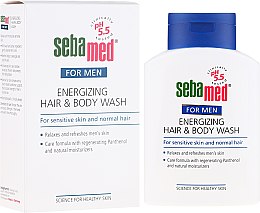 Гель для душа - Sebamed Men Energizing Hair & Body Wash — фото N1