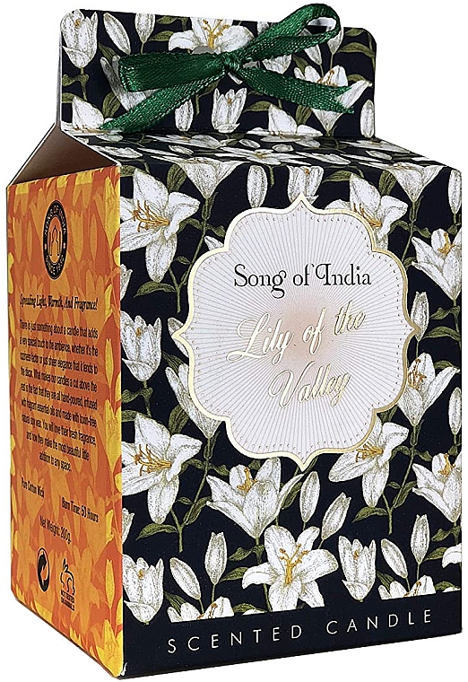 Ароматизована свічка у скляній банці "Конвалія" - Song of India Lily of the Valley Candle — фото N2