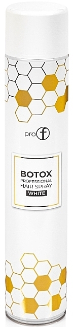 Лак для волос - PRO-F Professional Botox White — фото N1