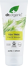 Гель очищувальний для обличчя з екстрактом чайного дерева - Dr. Organic Tea Tree Face Wash — фото N1