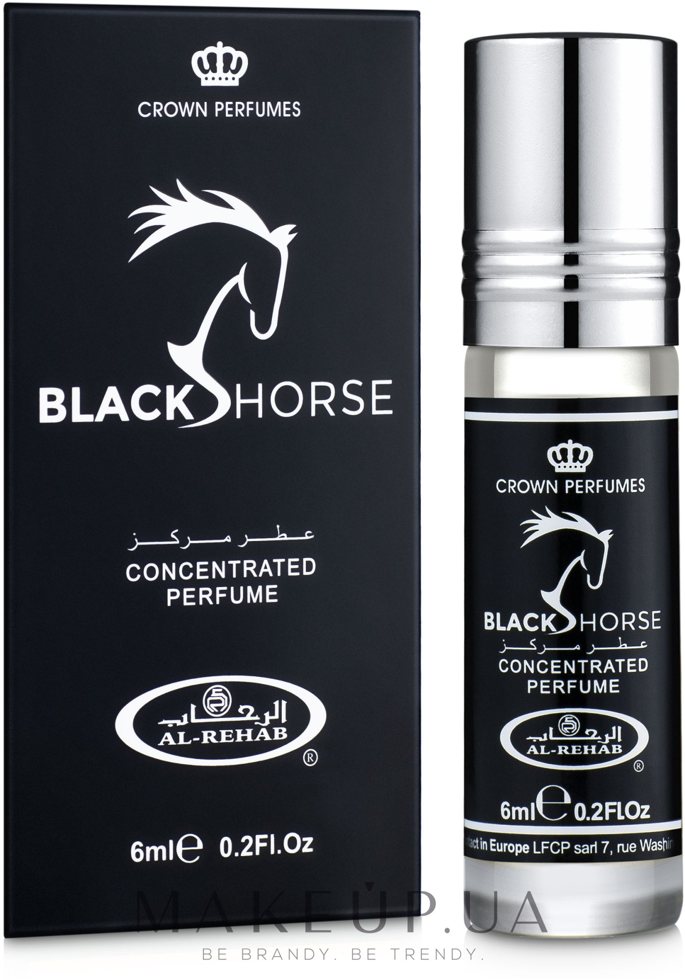 Al Rehab Black Horse - Олійні парфуми — фото 6ml