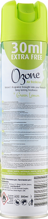 Освежитель воздуха "Зеленый лимон" - Ozone — фото N2
