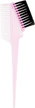 Парфумерія, косметика Пензлик для фарбування волосся з гребінцем, рожевий - Tico Professional