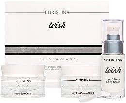 Духи, Парфюмерия, косметика Набор для ухода за кожей век - Christina Wish Eye Treatment Kit (cr/30ml + cr/30ml + ser/30ml)