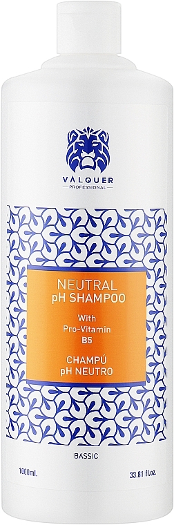 Шампунь "Нейтральный" для волос - Valquer Neutral Ph Shampoo — фото N1