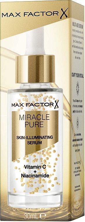 Сироватка для обличчя - Max Factor Miracle Pure Skin Illuminating Serum — фото N3