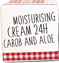 Парфумерія, косметика Зволожувальний крем для обличчя - Alimenta Spa Mediterraneo Moisturising Cream 24H Carob & Aloe