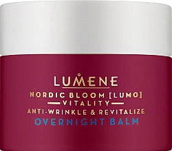 Парфумерія, косметика Нічний бальзам для обличчя від зморщок - Lumene Nordic Bloom Vitality Anti-Wrinkle & Revitalize Overnight Balm