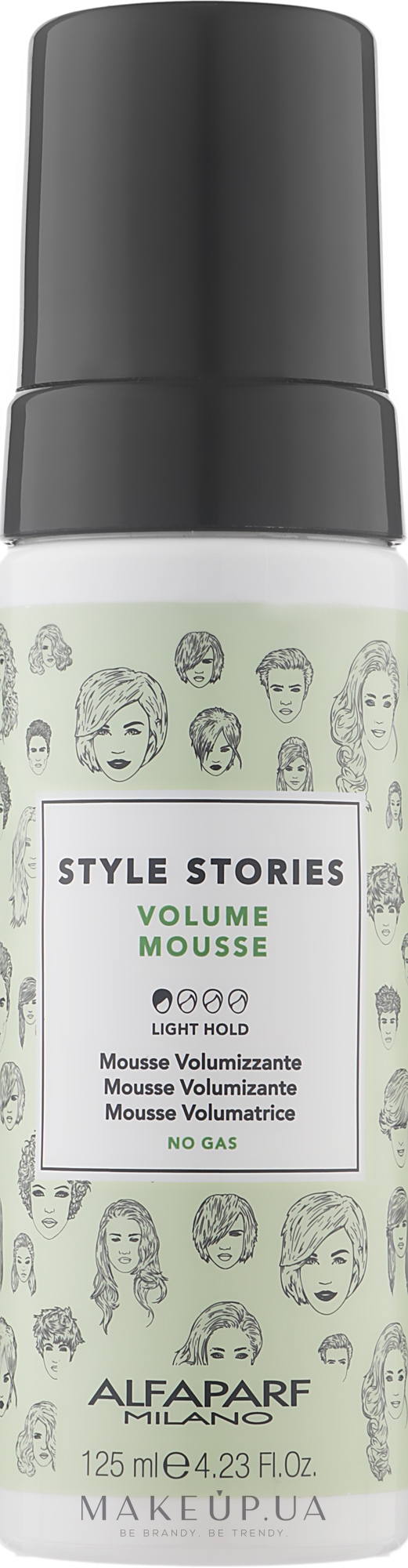 Мус для об'єму волосся легкої фіксації - Alfaparf Milano Style Stories Volume Mousse — фото 125ml