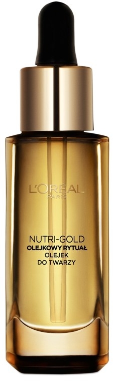 Олія для сухої шкіри обличчя - L'Oreal Paris Nutri Gold Face Oil Dry Skin — фото N2