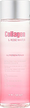 Духи, Парфюмерия, косметика Коллагеновый тонер для лица, шеи и декольте - Trimay Collagen Rose Water Nutrition Tone 