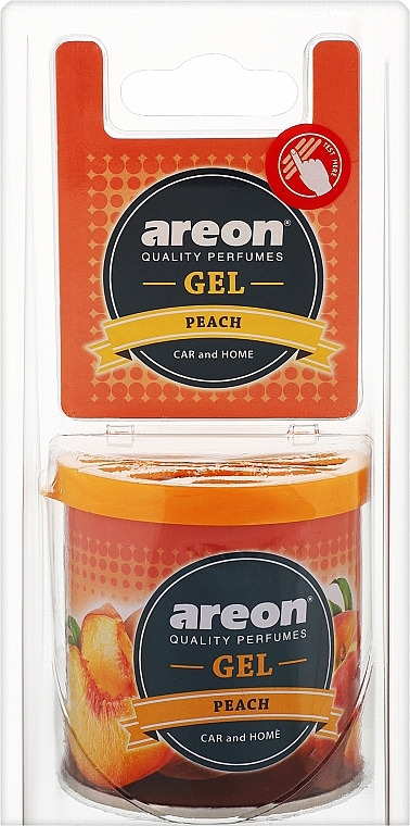 Ароматизированный гель для воздуха "Персик" - Areon Gel Can Blister Peach — фото N1