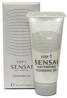 Очищающий гель - Sensai Silky Purifying Cleansing Gel Step 1 (пробник) — фото N4