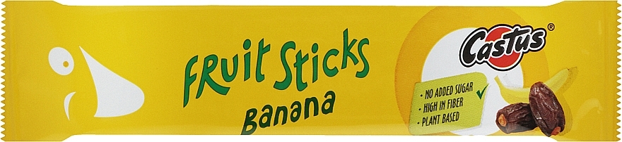 Фруктовий батончик на фініковій основі зі смаком банану - Castus — фото N1