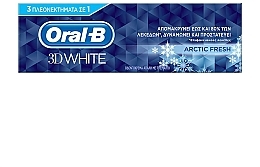 Духи, Парфюмерия, косметика Зубная паста, отбеливающая - Oral-B 3D White Arctic Fresh Toothpaste
