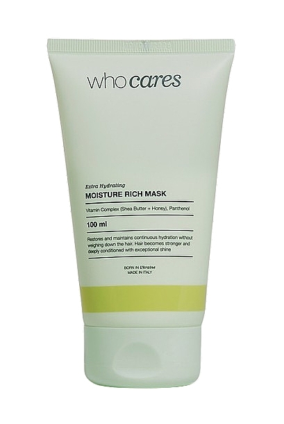 Маска зволожувальна для сухого та пошкодженого волосся - Who Cares Moisture Rich Mask — фото N1