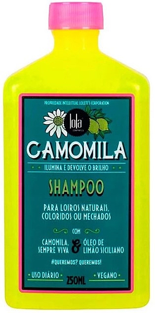 Шампунь для светлых волос с ромашкой - Lola Cosmetics Camomila Shampoo — фото N1