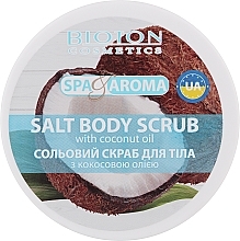 Сольовий скраб для тіла з кокосовою олією - Bioton Cosmetics Spa & Aroma — фото N1