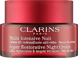 Духи, Парфюмерия, косметика Ночной крем - Clarins Super Restorative Night Wear Very Dry Skin (тестер)