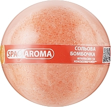 Солевая бомбочка для ванн "Апельсин и кокосовое масло" - Bioton Cosmetics Spa & Aroma Bath Bomb — фото N3