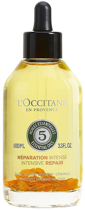 Регенерирующее масло для волос - L'Occitane Aromachologie Intensive Repair Enriched Infused Oil — фото N1