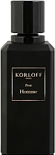 Духи, Парфюмерия, косметика Korloff Paris Pour Homme - Парфюмированная вода (тестер с крышечкой)