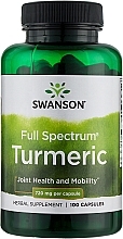 Харчова добавка "Куркума", 720 мг - Swanson Turmeric — фото N3