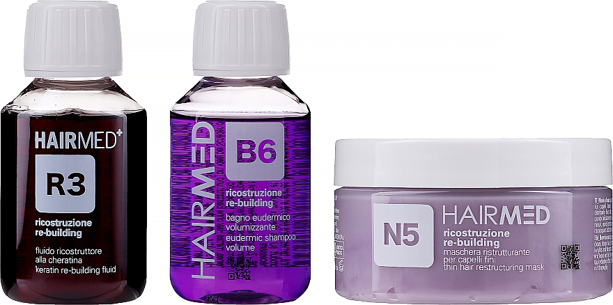 Набор - Hairmed (sh/100ml + fluide/100ml + mask/100ml) — фото N2