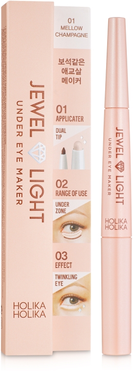 Олівець для очей - Holika Holika Jewel-Light Under Eye Maker 