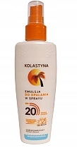 Парфумерія, косметика Лосьйон для засмаги - Kolastyna Emulsion Spray Spf 20