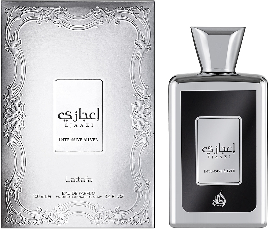 Lattafa Perfumes Ejaazi Intensive Silver - Парфумована вода — фото N2