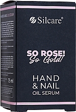 Сыворотка для рук - Silcare So Rose So Gold Hand & Nail Oil Serum — фото N2