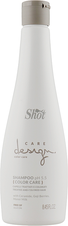 Шампунь для окрашенных волос - Shot Care Design Color Care Treated And Colored Hair Shampoo