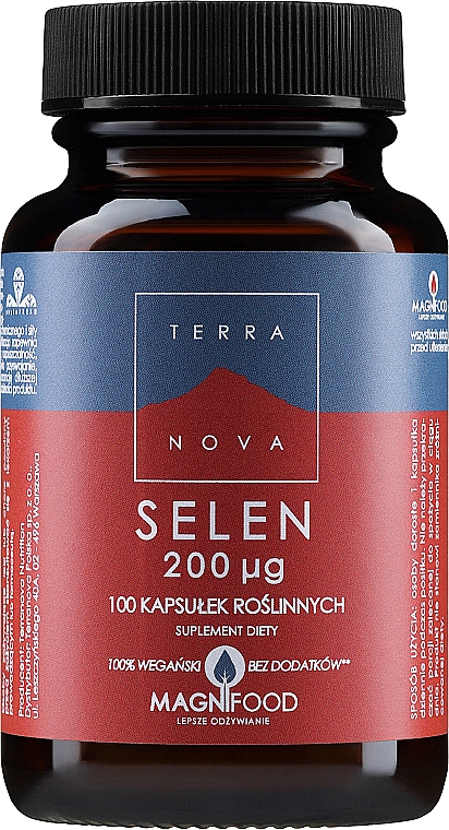 Пищевая добавка - Terranova Selenium 200mg Complex — фото N3